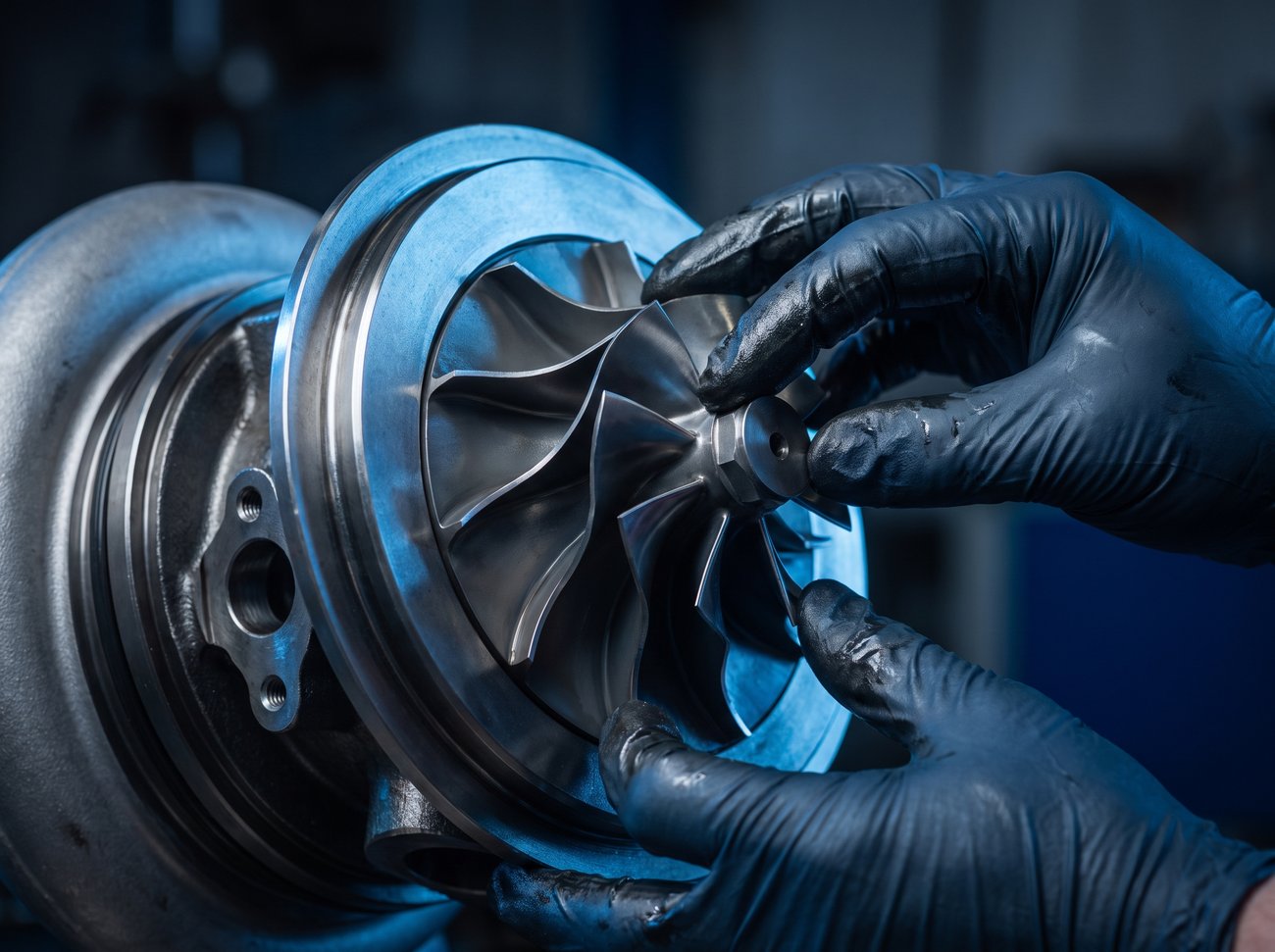 Inspeção de turbina e turbocompressor de linha pesada na Paulista